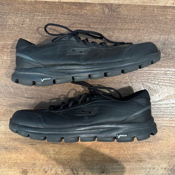 Skechers Go Walk Move Black Active Shoes Mens Size 13 Workout Gym Run Comfort - Picture 4 of 13